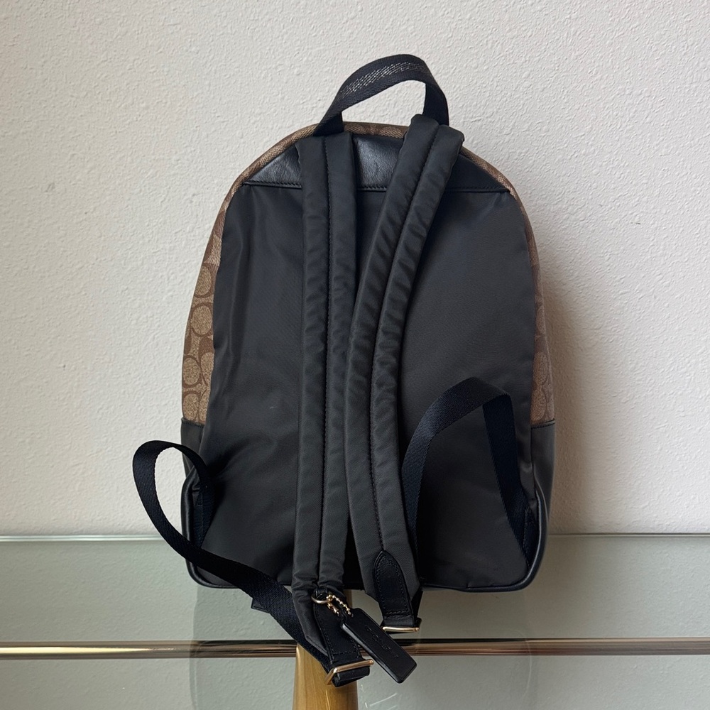 Coach Original Dept. of Corrections Bear, Gummy Leather Backpack - Picture 6 of 9